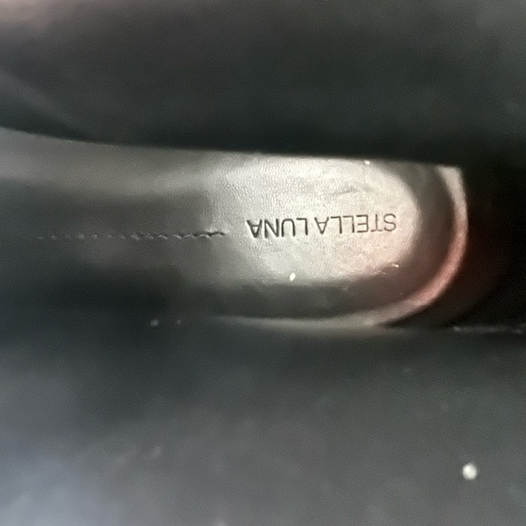 SILVER METALLIC LEATHER ANKLE BOOTIES BY STELLA LUNA… SIZE 40/9.5… - Picture 8 of 15